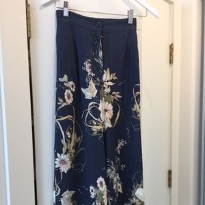 Cropped wide-leg pant